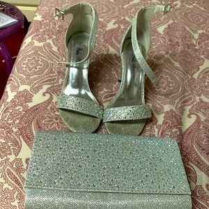 Prom shoes and purse